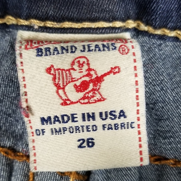 True Religion Casey Super Skinny Low Rise Ankle Length Jeans Women's Size 26 - Picture 10 of 15